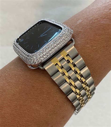 rolex style apple watch band.